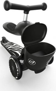 Hulajnoga Scoot and Ride Scoot and Ride Highwaykick 1 Lifestyle 2w1 jeździk i hulajnoga z zamykanym schowkiem, od 1-5 lat, kolor: Zebra 36