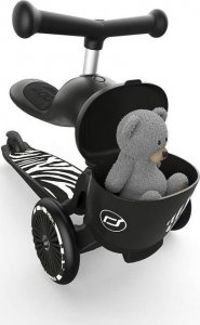 Hulajnoga Scoot and Ride Scoot and Ride Highwaykick 1 Lifestyle 2w1 jeździk i hulajnoga z zamykanym schowkiem, od 1-5 lat, kolor: Zebra 37