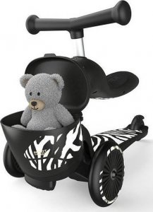 Hulajnoga Scoot and Ride Scoot and Ride Highwaykick 1 Lifestyle 2w1 jeździk i hulajnoga z zamykanym schowkiem, od 1-5 lat, kolor: Zebra 40