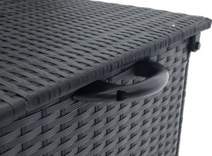 Skrzynia ogrodowa Jysk Skrzynia ogrodowa YDERUP S133xW64xG56 czarny 3