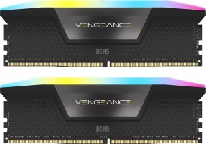 Pamięć Corsair Vengeance RGB, DDR5, 96 GB, 6000MHz, CL30 (CMH96GX5M2B6000C30) 1