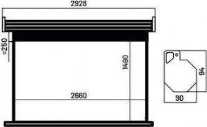 Ekran do projektora Overmax Automatic Screen 120 7