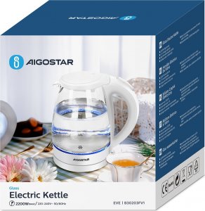 Czajnik Aigostar  B30203FV1 Biały 3