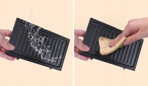 Opiekacz Aigostar  Sandwich Maker with Stainless steel panel 3 IN 1 800W VDE/ Wafer 2