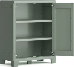 Keter Keter Niska szafa Planet na narzędzia ogrodowe, jadeitowy szary 4