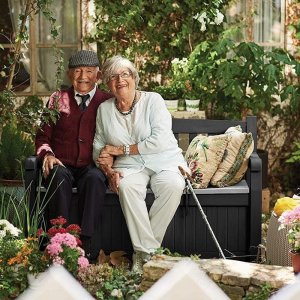 Keter Ławka ogrodowa ze schowkiem EDEN GARDEN BENCH BOX, grafitowy/jasny szary 250076 KETER 2