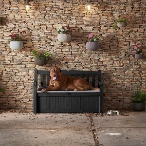 Keter Ławka ogrodowa ze schowkiem EDEN GARDEN BENCH BOX, grafitowy/jasny szary 250076 KETER 6