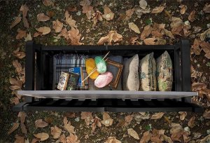 Keter Ławka ogrodowa ze schowkiem EDEN GARDEN BENCH BOX, grafitowy/jasny szary 250076 KETER 7