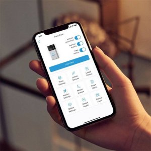 Samsung Wideodzwonek Ring Video Doorbell 2, akumulator/kabel, Satin Nickel 5