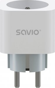 Savio Inteligentne gniazdko Wi-Fi 16A Pomiar zużycia energii, AS-01 Białe 1