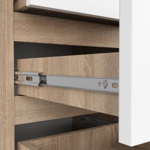 Fabryka Mebli Akord Komoda CL5 40 cm 5 szuflad - dąb sonoma-biała 4