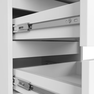 Fabryka Mebli Akord Komoda CL6 40 cm 6 szuflad - biała 4