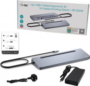 Stacja/replikator I-TEC Flat V2 USB-C / Thunderbolt 3 (C31FLAT2PDPRO) 2