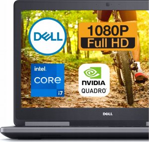 Laptop Dell Precision 7720 Intel Core i7 NVIDIA Quadro P3000 16GB DDR4 512GB SSD Windows 10 Pro 17.3" 1