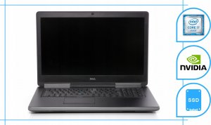 Laptop Dell Precision 7710 Intel Core i7 NVIDIA Quadro M3000M 16GB DDR4 512GB SSD Windows 10 Pro 17.3" 3