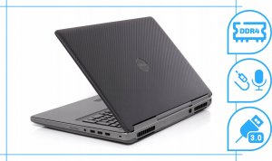 Laptop Dell Precision 7710 Intel Core i7 NVIDIA Quadro M3000M 16GB DDR4 512GB SSD Windows 10 Pro 17.3" 6