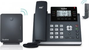 Telefon Yealink W41P - Telefon IP DECT z bazą IP DECT PoE i zasilaczem 1