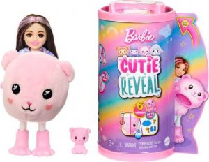 Lalka Barbie Mattel Cutie Reveal Chelsea Miś Seria Słodkie stylizacje (HKR19) 1