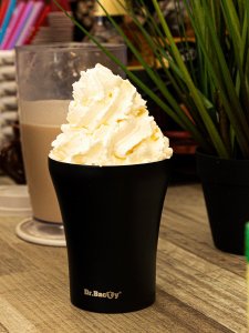 Dr.Bacty Apollo Ceramic Thermal Mug Black Matt 236ml W-wa 12