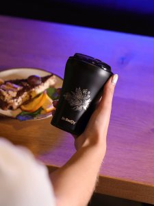 Dr.Bacty Apollo Ceramic Thermal Mug Black 236ml LIONFISH 3