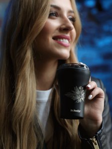 Dr.Bacty Apollo Ceramic Thermal Mug Black 236ml LIONFISH 5