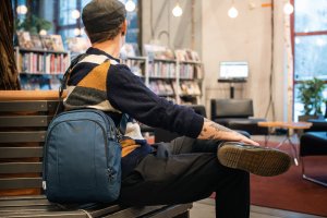 Pacsafe Metrosafe LS250 ECONYL shoulder bag Econyl Ocean 14