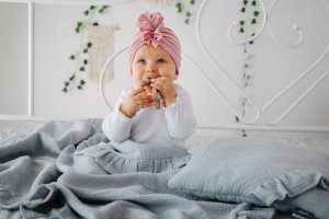 Pulp Kocyk muślinowy bez wypełnienia 90 x 100 cm Szary 2