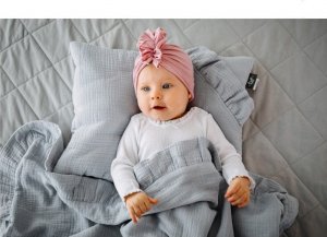 Pulp Kocyk muślinowy bez wypełnienia 90 x 100 cm Szary 4