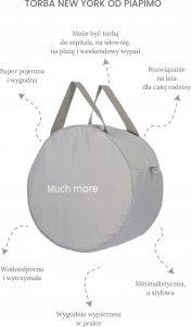 Piapimo PIAPIMO-TORBA NEW YORK-WIELOFUNKCYJNA DO PORODU 5