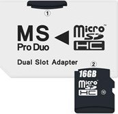 Karta Connect IT MS PRO DUO 2x Micro SDHC DUAL SLOT 1