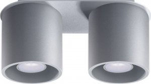 Lampa sufitowa Sollux Lighting Plafon Orbis 2 Szary Gu10 40W Sollux Lighting 1