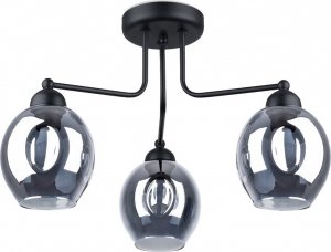 Lampa sufitowa Sollux Lighting Żyrandol Fillan 3 Czarny E27 60W Sollux Lighting 1