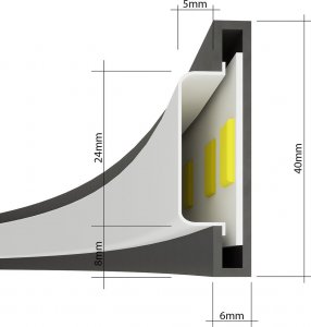 Lampa wisząca Sollux Lighting Lampa Wisząca Rio 110 Złota Led 3000K Led 70W Thoro Lighting 8