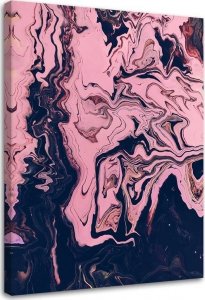 Feeby Obraz na płótnie, Abstrakcja malowana w różu - 80x120 1