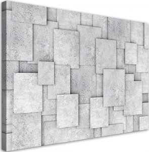 Feeby Obraz na płótnie, Geometryczna abstrakcja z betonu - 120x80 1