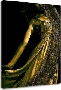 Feeby Obraz na płótnie, Kobieta w złotym pyle - 40x60 1