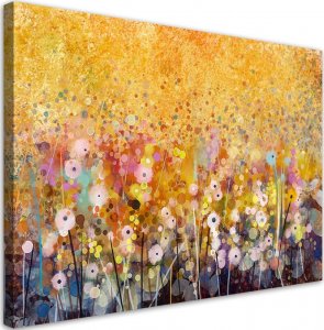 Feeby Obraz na płótnie, Kwiaty łąka natura - 120x80 1