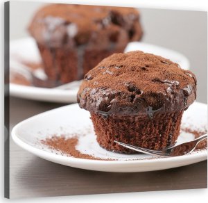 Feeby Obraz na płótnie, Muffiny czekoladowe - 60x60 1