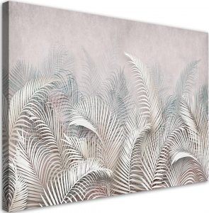Feeby Obraz na płótnie, Liście palmy 3D - 120x80 1
