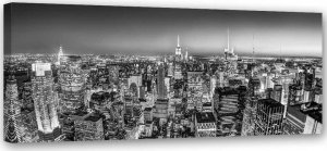 Feeby Obraz na płótnie, Nowy Jork panorama - 90x30 1
