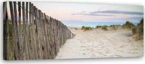 Feeby Obraz na płótnie, Plaża po zachodzie słońca - 150x50 1