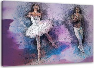 Feeby Obraz na płótnie, Para tańcząca balet - 60x40 1