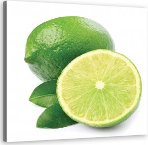 Feeby Obraz na płótnie, Owoce limonka - 60x60 1
