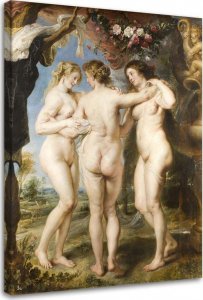 Feeby Obraz na płótnie, Trzy gracje - P. P. Rubens reprodukcja - 40x60 1