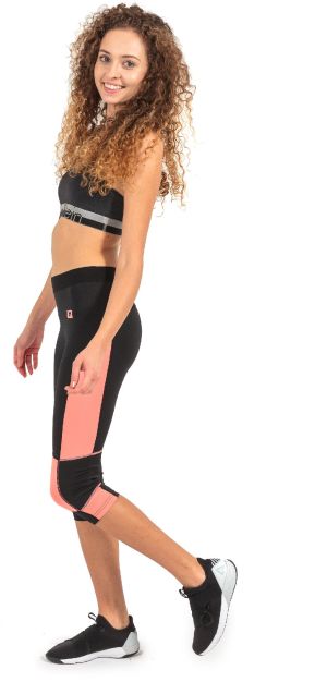 IQ Damskie legginsy Eira WMNS Black/Shell Pink r. S 7
