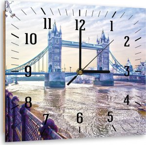 Feeby Obraz z zegarem, London Bridge - 80x80 1