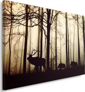 Feeby Obraz, Zwierzęta w lesie - 100x70 1