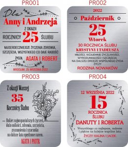 Valenti Srebrny obrazek z wizerunkiem Aniołków nad dzieckiem 10x13 cm Uniwersalny 11