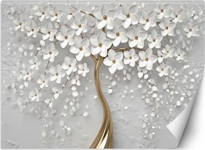 Feeby Fototapeta, Abstrakcja drzewo kwiaty natura 3D - 300x210 1