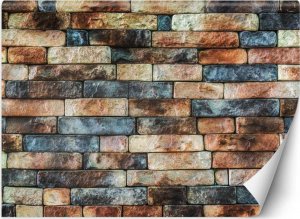 Feeby Fototapeta, Kolorowy mur z piaskowca - 200x140 1